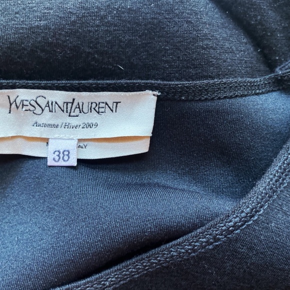 Yves Saint Laurent Winter 2009 black dress - Picture 5 of 6